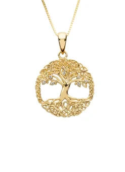 10ct Gold Tree Of Life Pendant
