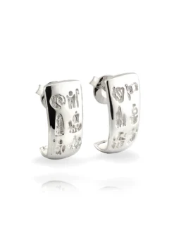 Sterling Silver History Of Ireland Earrings