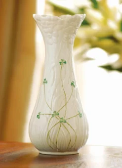 Belleek Daisy Tall Vase