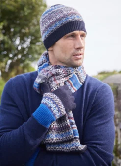Fair Isle Lochinver Hat, Scarf & Gloves Set