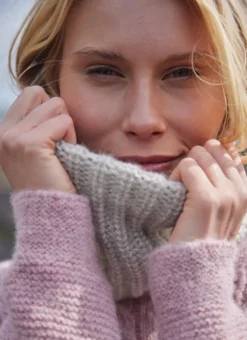 Fisherman Alpaca Ribbed Snood