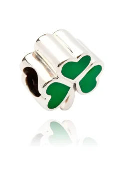 Sterling Silver Celtic Shamrock Bead
