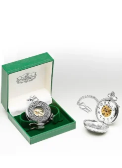 Celtic Knotwork Mechanical Pocket Watch