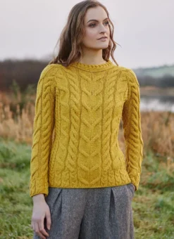 Supersoft Aran Cable Sweater