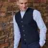 Cillian Salt & Pepper Tweed Waistcoat
