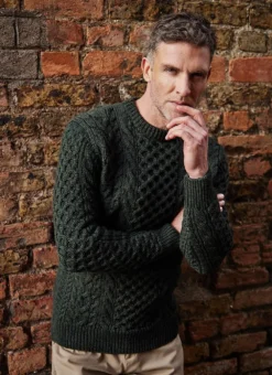 Inishmaan Crew Neck Aran Sweater