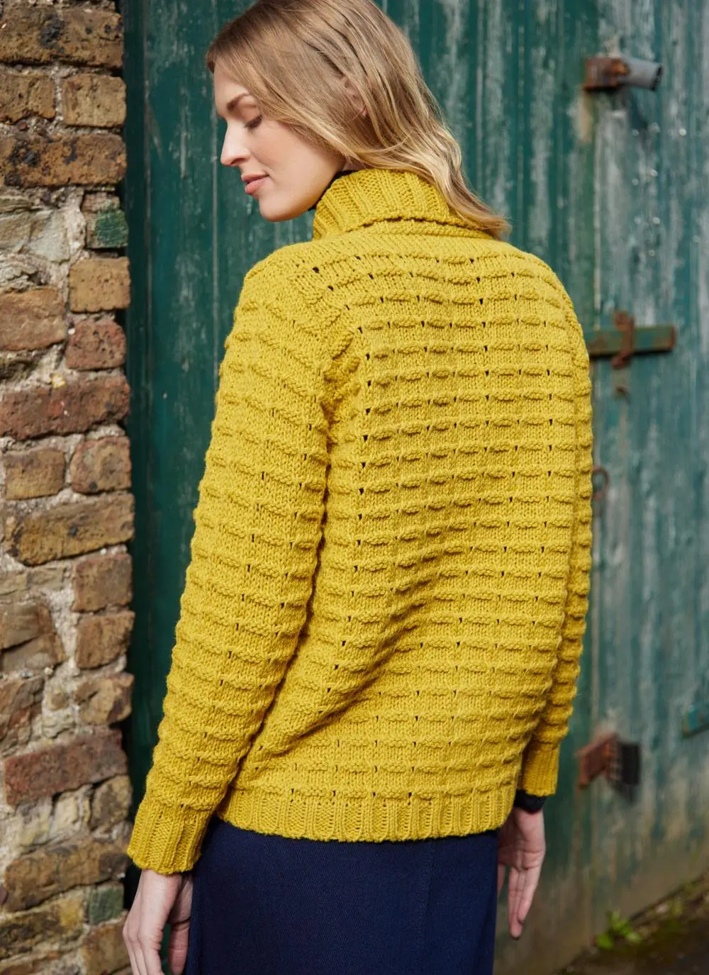 Toggle Knit Cardigan With Collar - Image 4