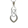 Marcasite & Sterling Silver Celtic Infinity Pendant