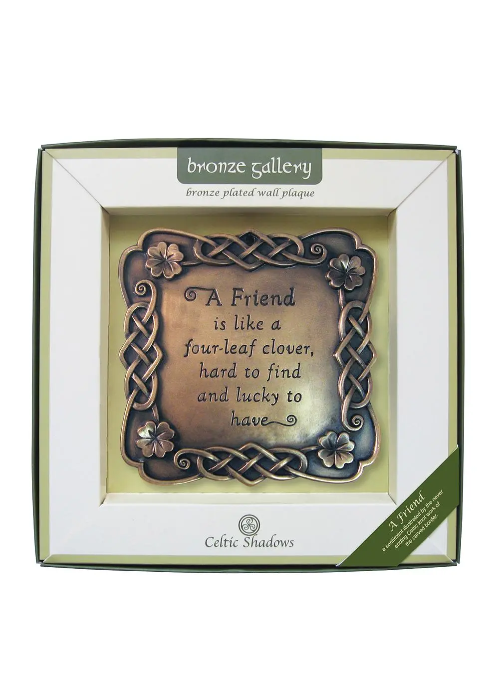 A Friend Bronze Plaque