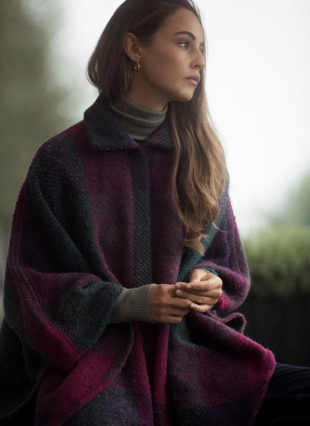 Rachel Wool Cape - Image 2