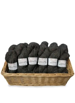 Aran Handknitting Wool Tweed Charcoal Pack Of 12