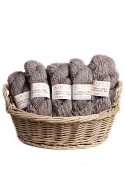 Aran Handknitting Wool Tweed Fossil Pack Of 12
