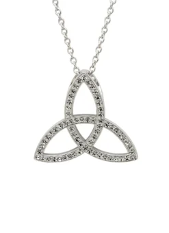 Celtic Trinity Knot Embellished With Swarovski Crystals