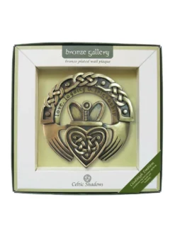 Claddagh Emblem Bronze Wall Plaque