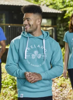 Ireland Est 1922 Ocean Green Hoodie