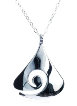 Sterling Silver Contemporary Celtic Swirl Pendant