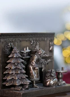 Twas The Night Before Christmas Bronze Ornament