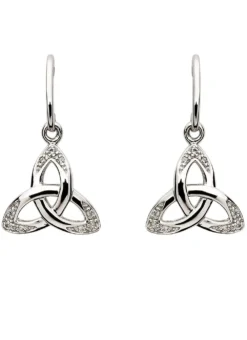 Sterling Silver Celtic Trinity Knot Earrings