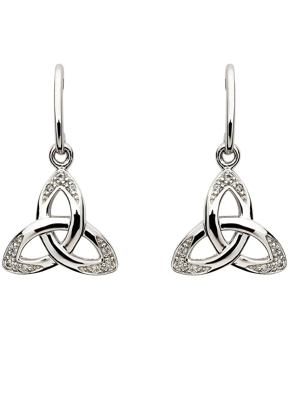 Sterling Silver Celtic Trinity Knot Earrings