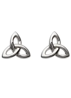 Sterling Silver Celtic Trinity Knot Stud Earrings