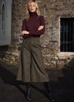 Salt & Pepper Tweed Culottes