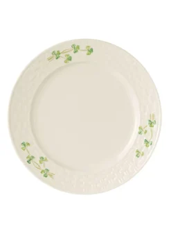 Belleek Shamrock Dinner Plate