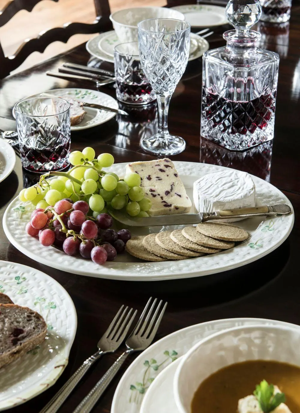 Belleek Shamrock Dinner Plate - Image 2