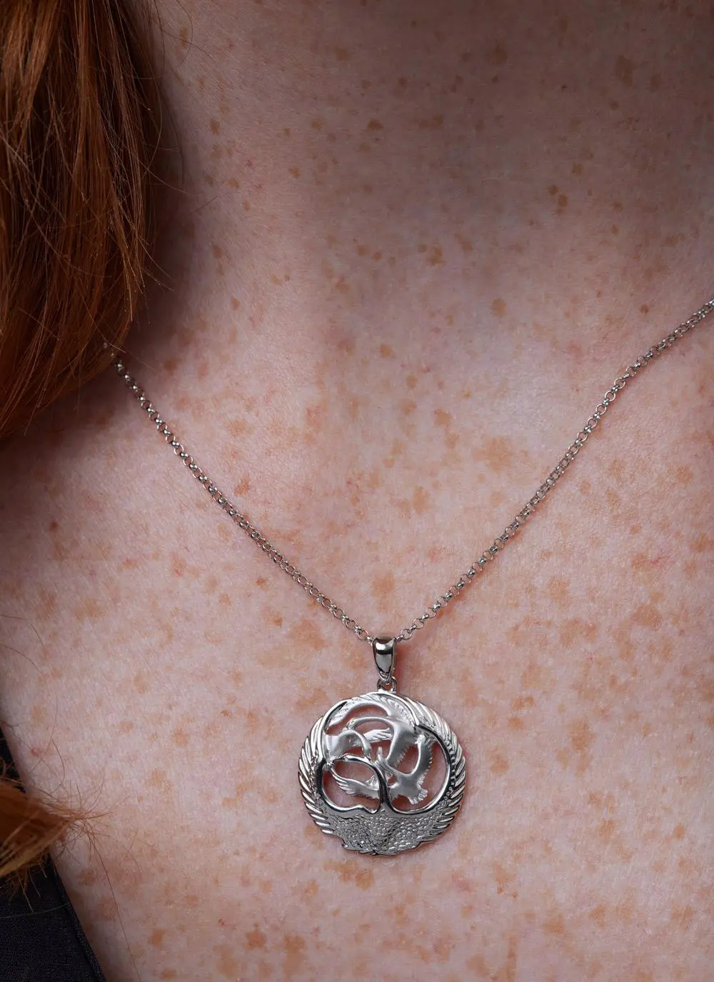 Sterling Silver Children Of Lir Pendant - Image 4