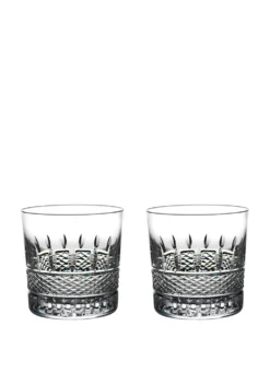 Waterford Crystal Irish Lace Tumbler Set Of 2