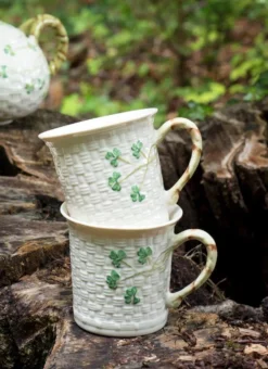 Belleek Shamrock Mug