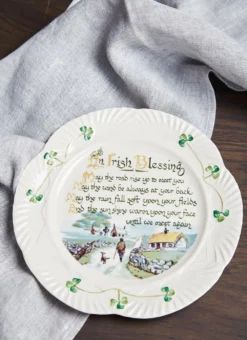 Belleek Irish Blessing Plate