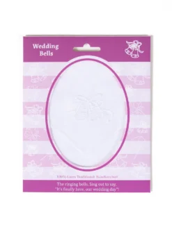 Wedding Bells Linen Handkerchief