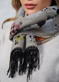 Sheep Fringed Scarf