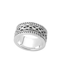 Gents Sterling Silver Celtic Knot Band