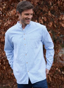Tiernan Striped Grandfather Shirt