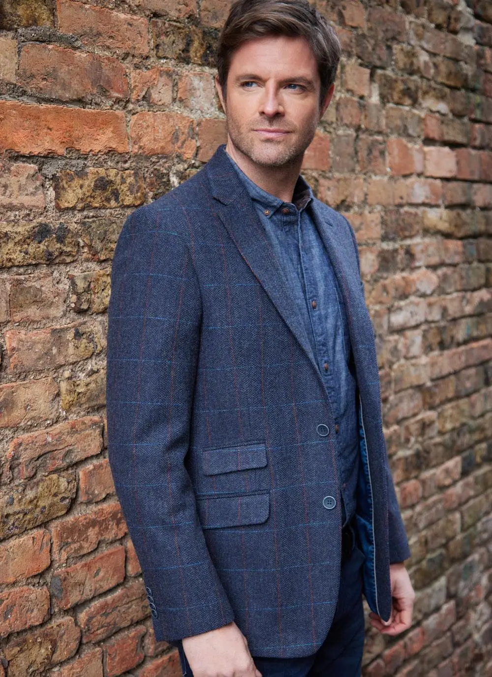 Overcheck Tweed Jacket - Image 4