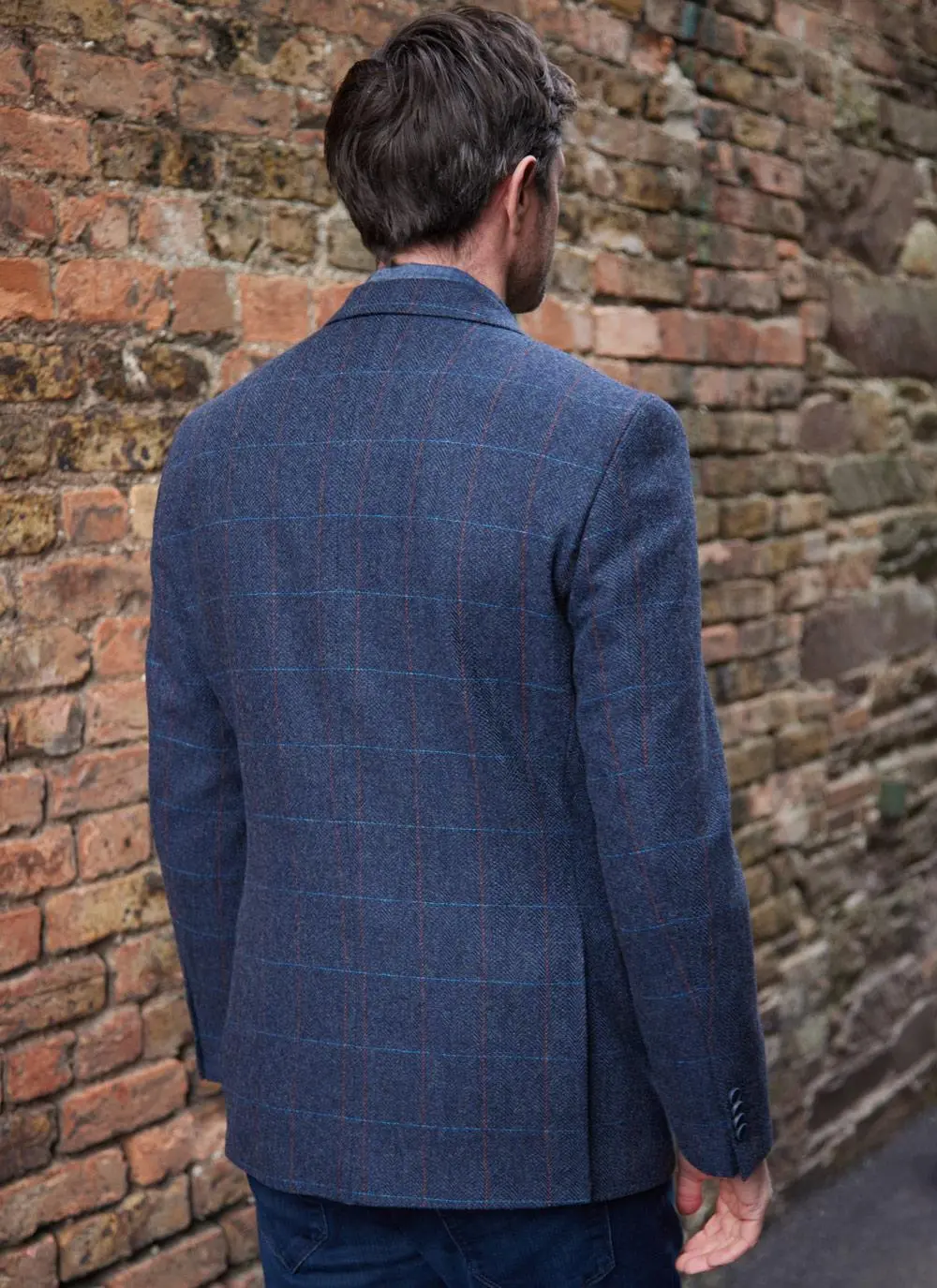 Overcheck Tweed Jacket - Image 5
