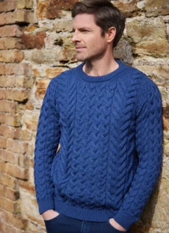 John Supersoft Aran Crew Neck Sweater