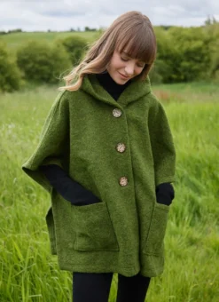 Megan Poncho With Hood