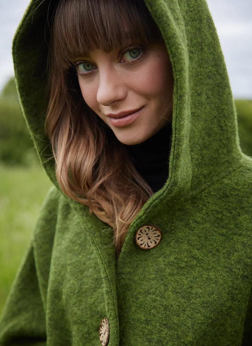 Megan Poncho With Hood - Image 7