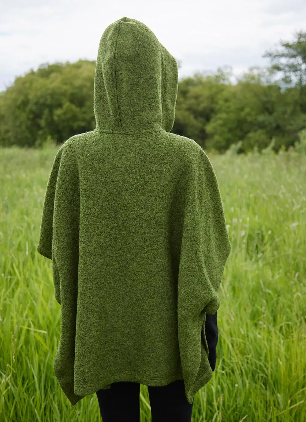 Megan Poncho With Hood - Image 8