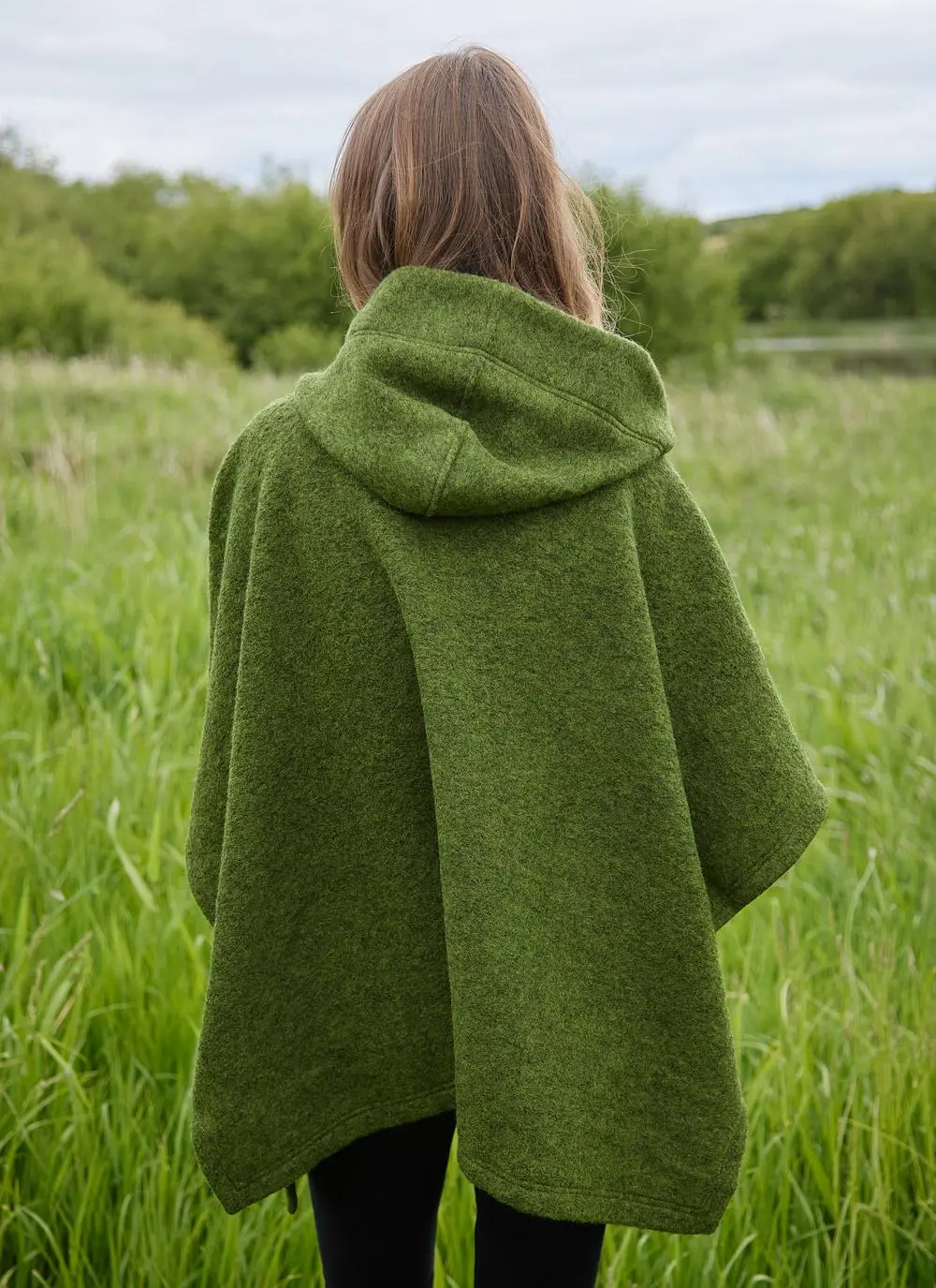 Megan Poncho With Hood - Image 4