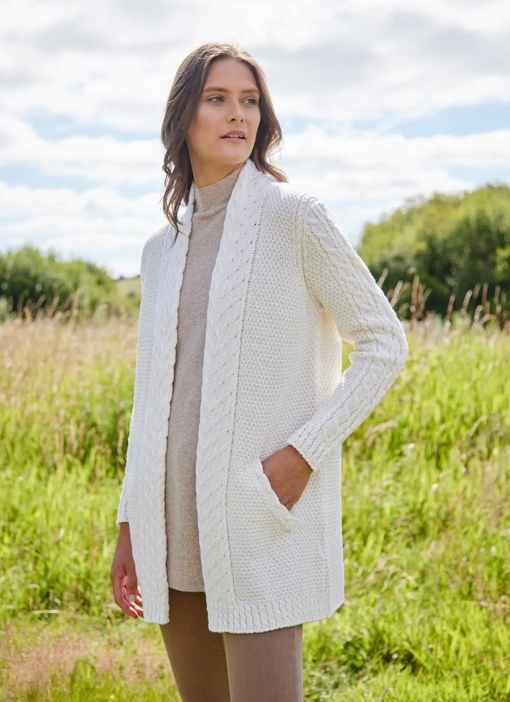 Maire Supersoft Aran Cardigan