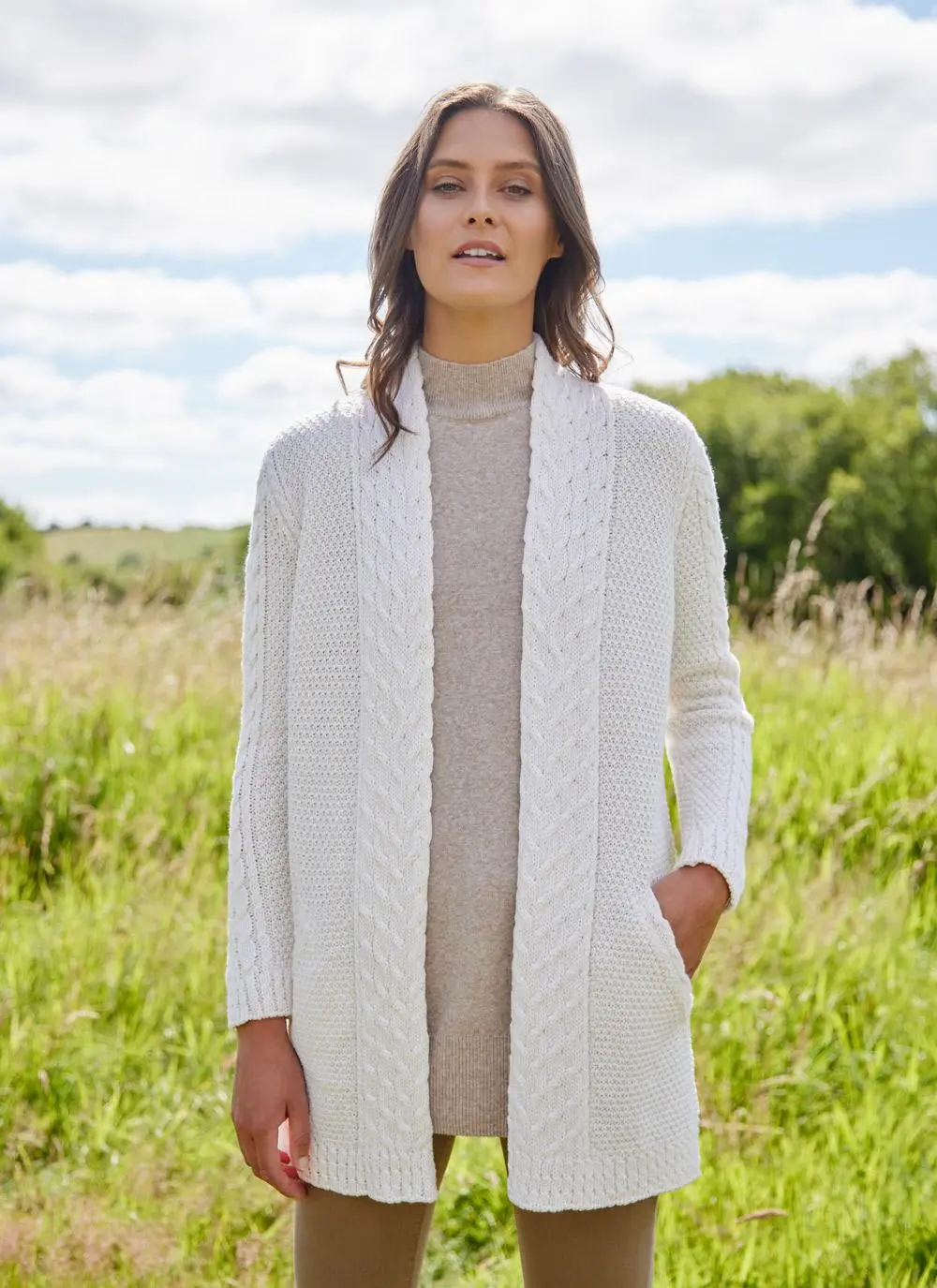 Maire Supersoft Aran Cardigan - Image 2