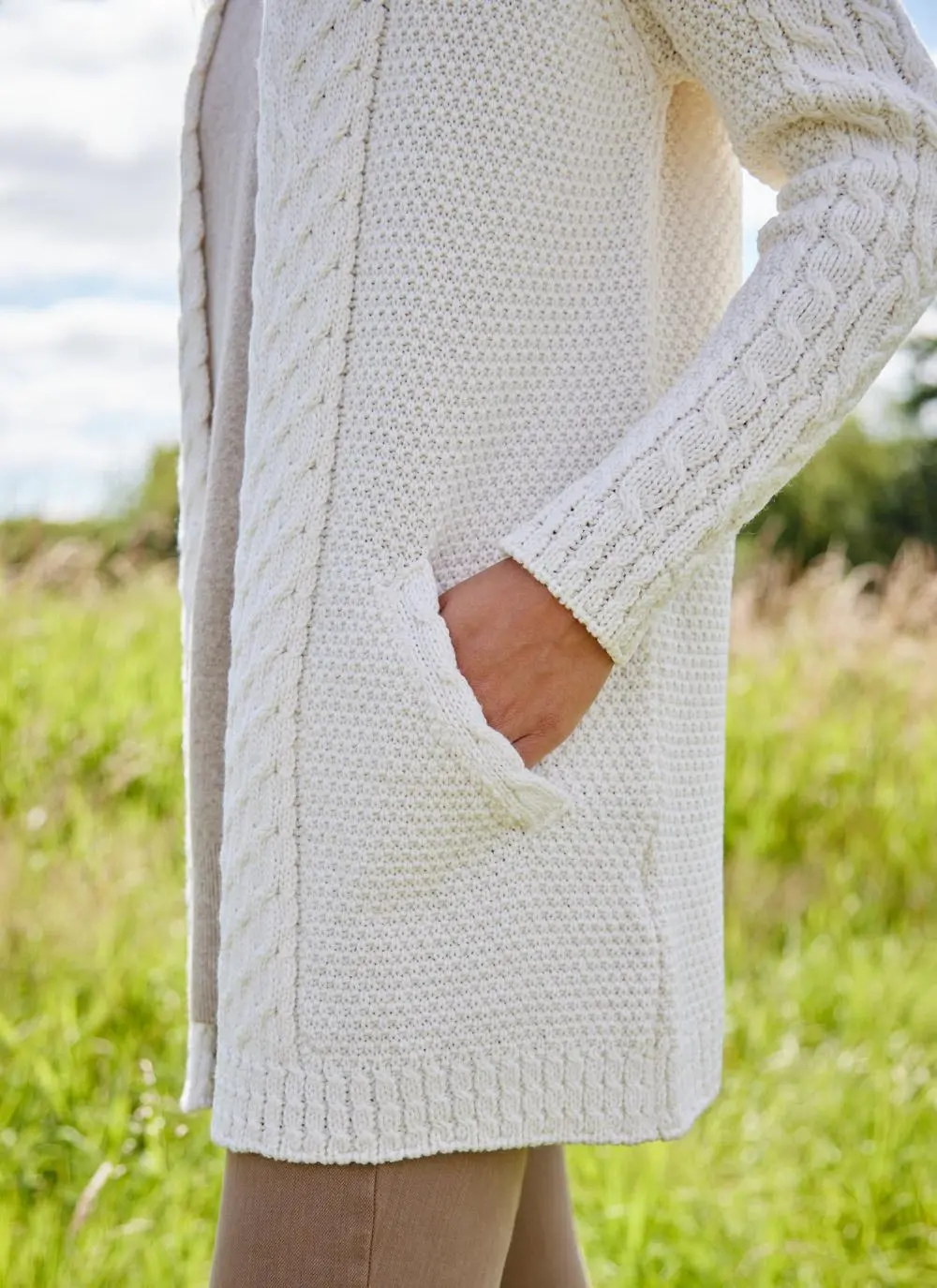 Maire Supersoft Aran Cardigan - Image 7