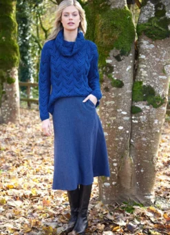 Garnish Swing Tweed Skirt