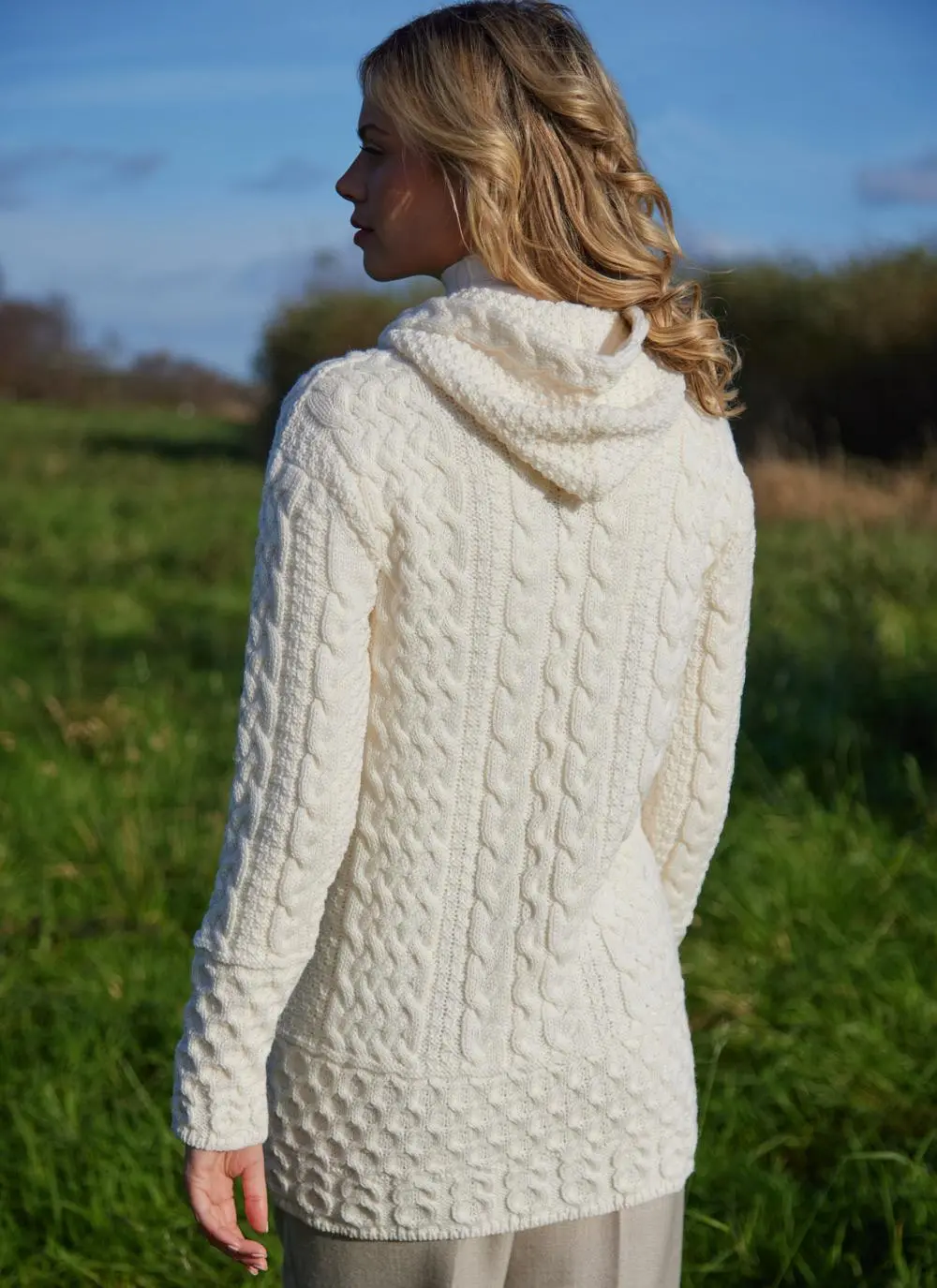 Anna Celtic Aran Hoodie - Image 5