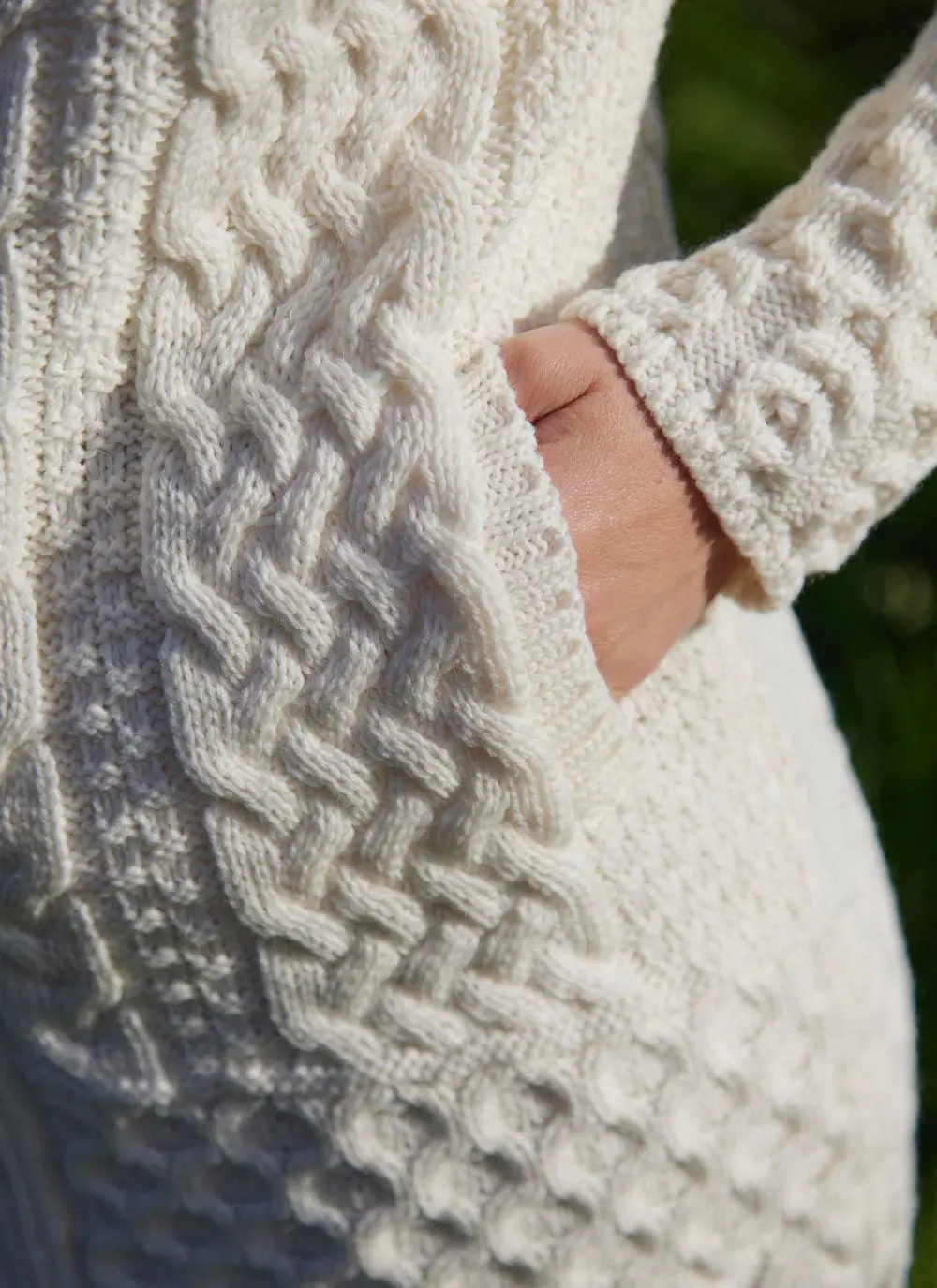 Anna Celtic Aran Hoodie - Image 6