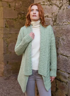 Glenross Aran Waterfall Cardigan