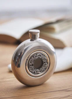 Kells Round Whiskey Flask